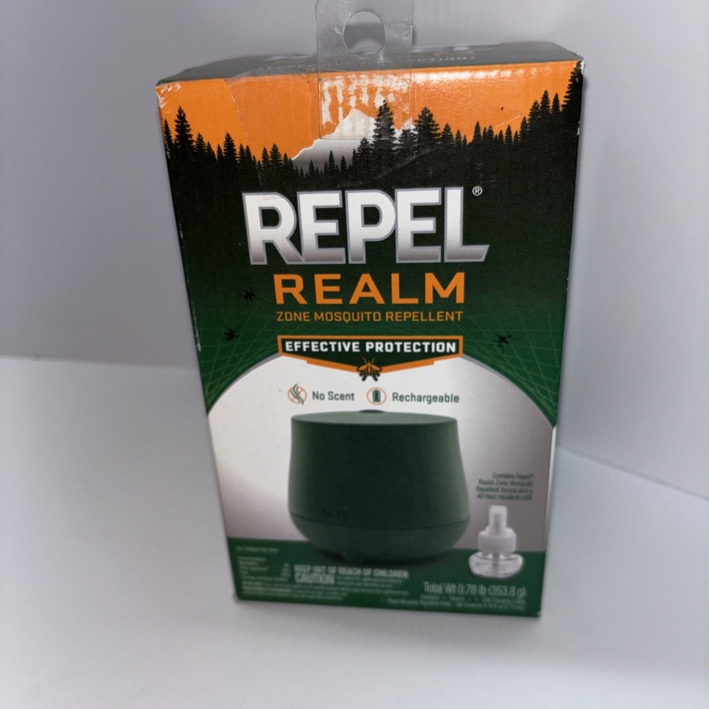 BRAND NEW Repel Realm Zone Mosquito Repellent Device Set